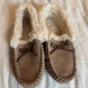 J.Crew Fuzzy Slippers